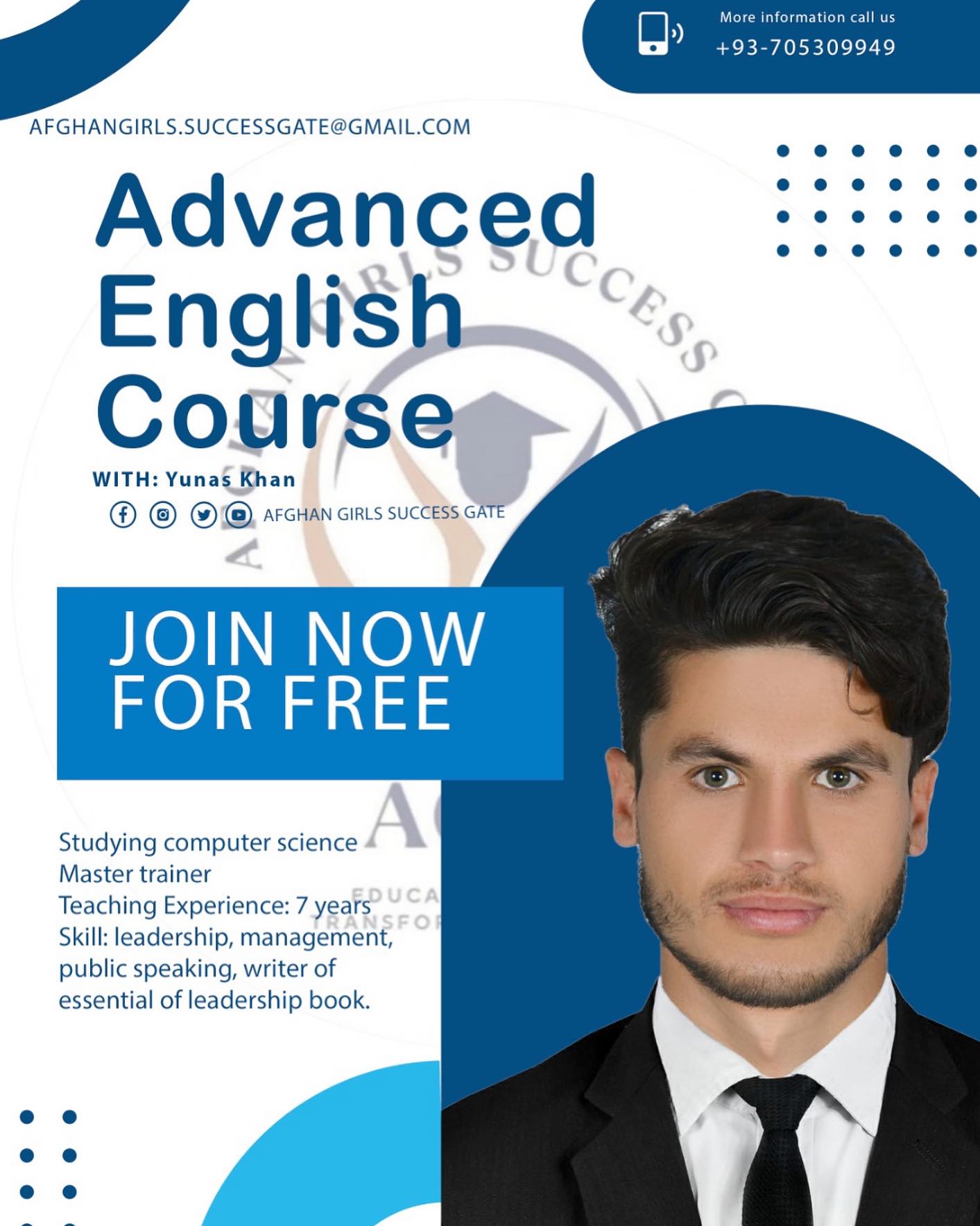 sharepic for advanced english course